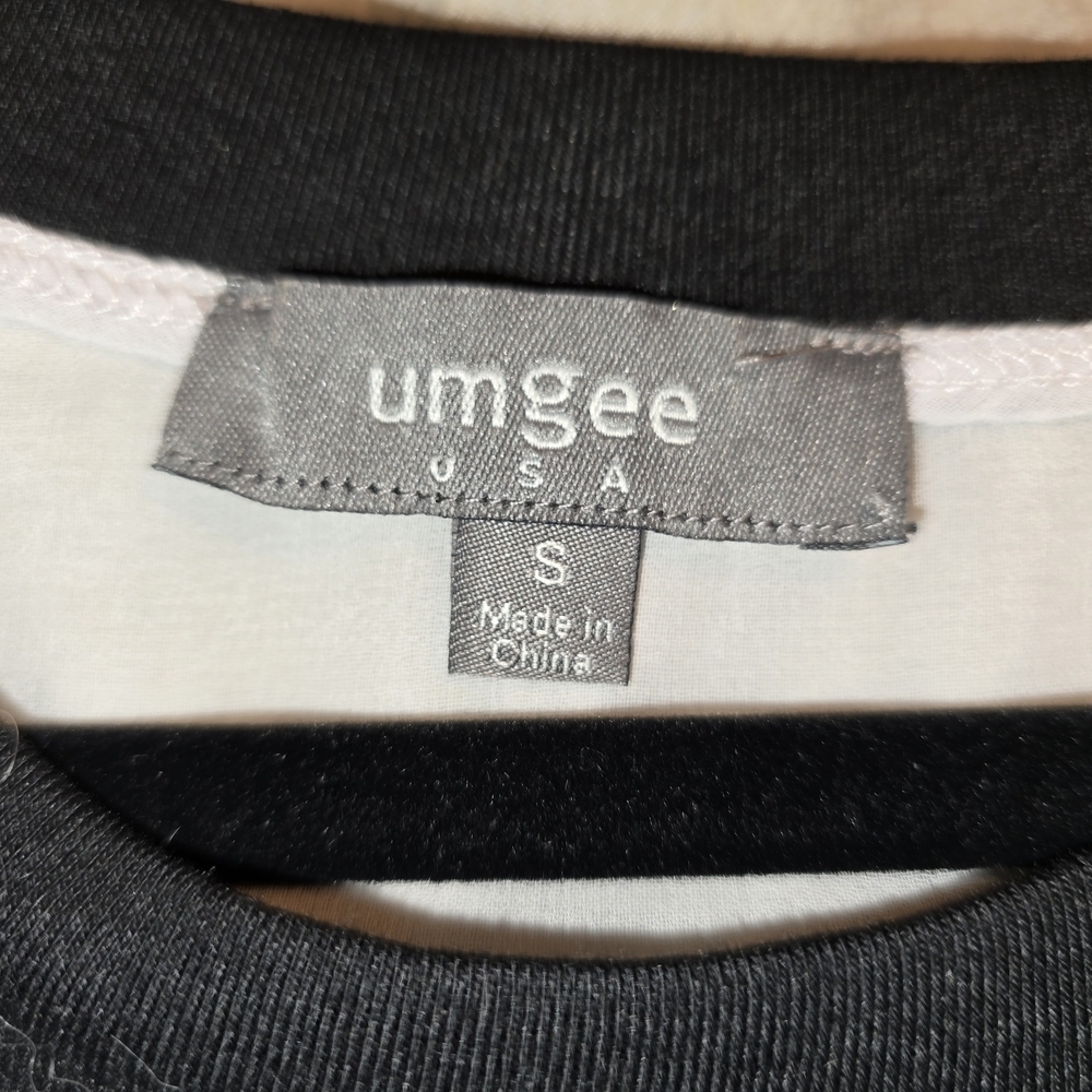 Umgee Graphic Sleeve Sheer Top | Boho Chic | Size S NWOT - Picture 3 of 5